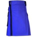 Net Pocket Kilt for Working Men blue