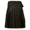 Black Denim Digital Fashion Kilt