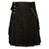 Black Denim Digital Fashion Kilt - Image 2