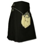 Black Tartan Kilt-1
