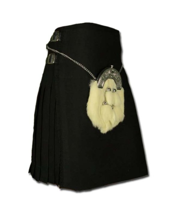 Black Tartan Kilt