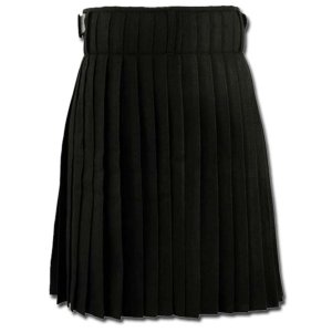 Black Tartan Kilt-2