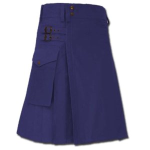 Casual Kilt for Every Men blue