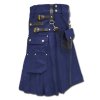 Celtic Leather Kilt with Leather Sporran