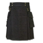 Deluxe Denim Fashionable Kilt-1