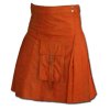 Fancy Fluttering Leather Kilt