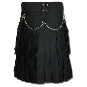 Fashion Kilt for Burning Man black 2