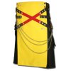 Fashion Kilt with Multi Color Apron/Pockets