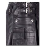 Leather Kilt with Twin Cargo Pockets-2