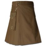 Running Kilt for Sports Men khakki