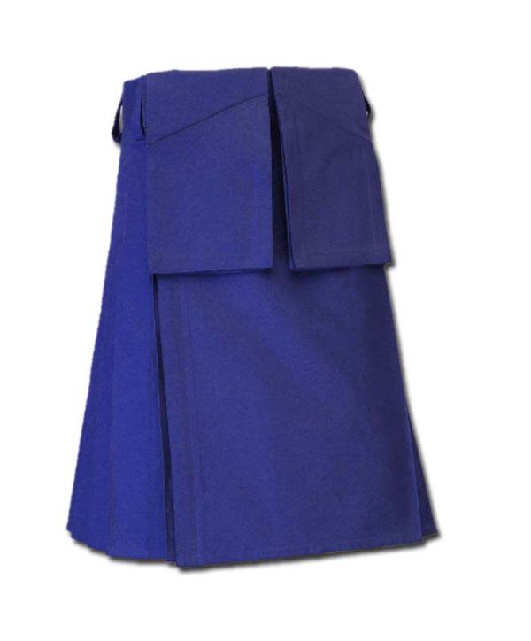 Utility Kilt for Burning Man blue