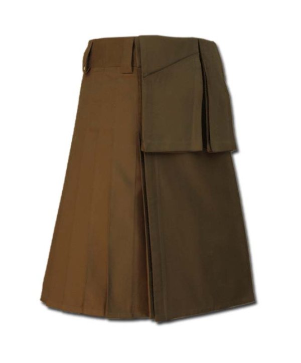 Utility Kilt for Burning Man brown