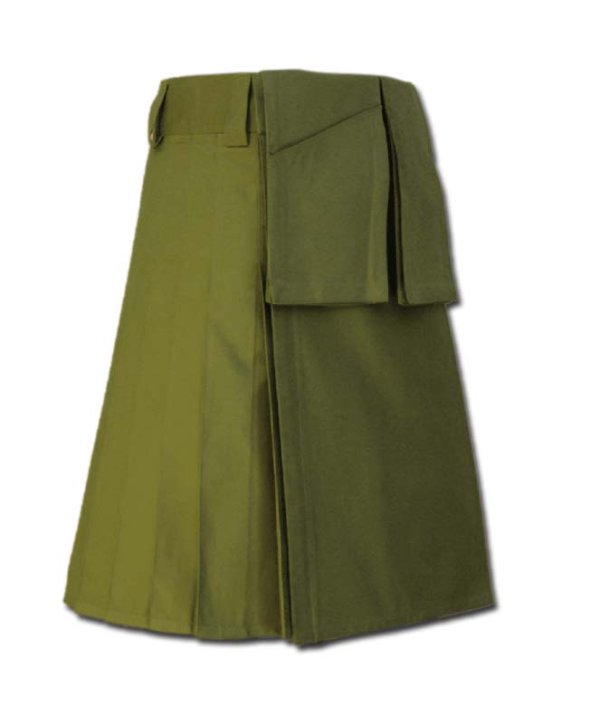 Utility Kilt for Burning Man green