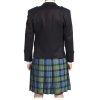 Argyle Jacket Black Barathea