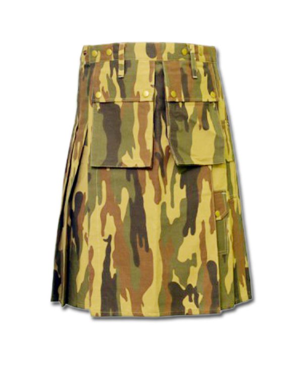 Camouflage Military Kilt