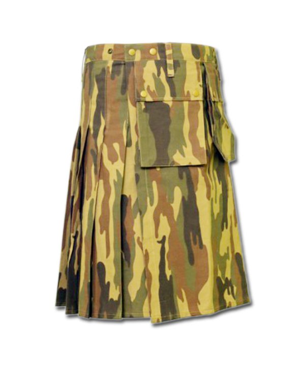 Camouflage Military Kilt