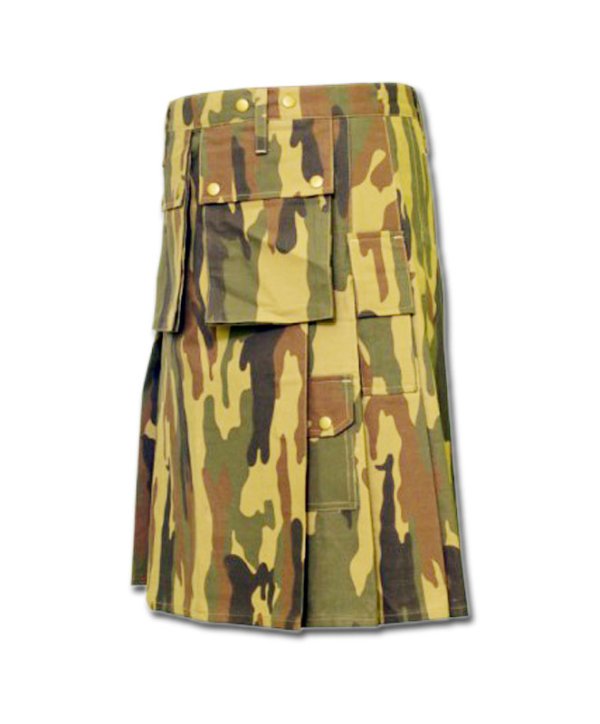Camouflage Military Kilt