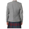 Light Grey Tweed Argyle Jacket And 5 Button Vest