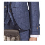 Luxury Argyle Tweed Kilt Jacket & 5 Button Waistcoat-2
