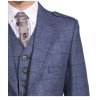 Luxury Argyle Tweed Kilt Jacket & 5 Button Waistcoat