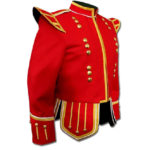 Red Highland Drummer Doublet jacket-1