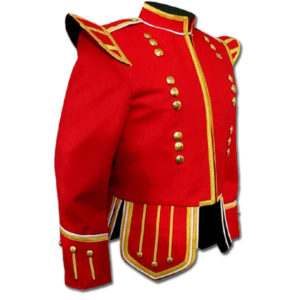 Red Highland Drummer Doublet jacket