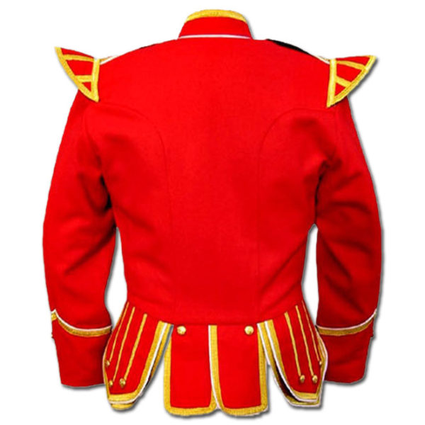 Red Highland Drummer Doublet jacket-2