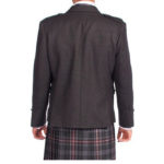 Tweed Argyle Jacket With 5 Button Vest-3