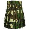 Woodland Camouflage Army Kilt