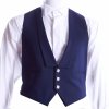 Prince Charlie Jacket with 3 Button Vest Navy Blue - Image 3