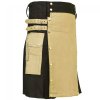 Hybrid Kilt Black and Khaki - Image 3