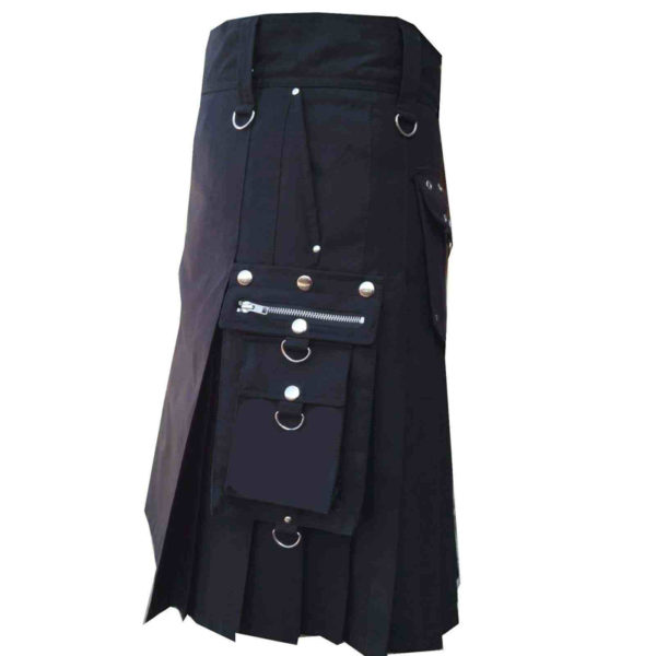 scottish-deluxe-utility-sports-traditional-black-kilt-side-1