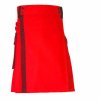 Red Utility Kilt with Net Pocket - Image 2