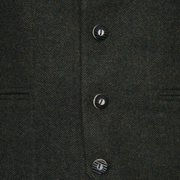 Olive Green Tweed kilt jacket With 5 Button VestOlive Green Tweed kilt jacket With 5 Button Vest