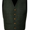 Trendy Scottish Tweed Argyle Kilt Jacket With Waistcoat Vest 1