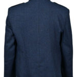 Tweed Crail Highland Blue Kilt Jacket and Waistcoat Scottish Wedding Dress
