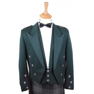 Bottle Green Prince Charlie Jacket & Waistcoat
