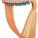15 String Baby Harp Small Harp Mini Harp Lever Harp with Free Bag and String Set