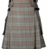 Black Watch Weathered Leather Straps Utility Kilt