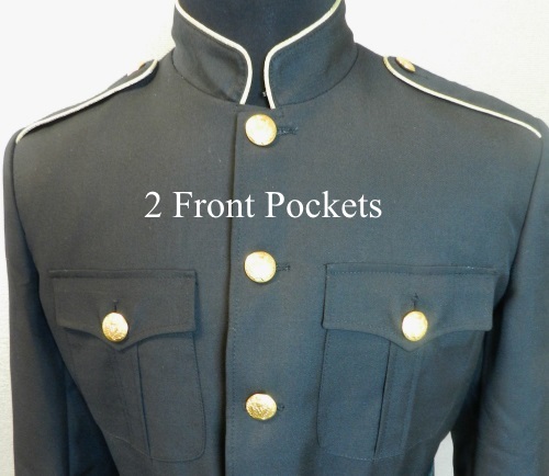 Class A Honor Guard Kilt Jacket (Black/Gold)