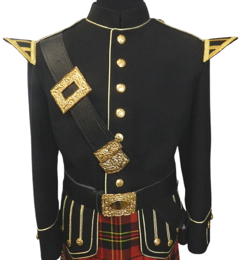 Doublet (Black w/ Gold Trim)