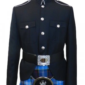 Class A Honor Guard Kilt Jacket (Black/Blue) 2020