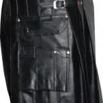 Buy New Black Mens Leather Kilts For Men