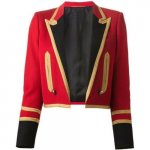 Women Military Jacket Officer Blazer Spencer Coat