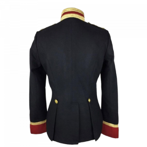 Women Wool Military hussar Jacket Army Officer Band Coat