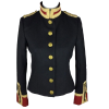 Women Wool Military hussar Jacket Army Officer Band Coatc