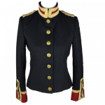 Women Wool Military hussar Jacket Army Officer Band Coat