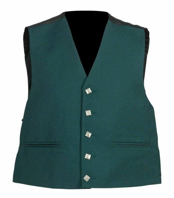 Green Sheriffmuir Doublet Jacket with Waistcoat