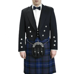 Scottish Prince Charlie Kilt Jacket With Waistcoat