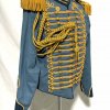 New GENERAL Ceremonial Gold Braiding Hussar Jacket Fringes Gold Epaulettes